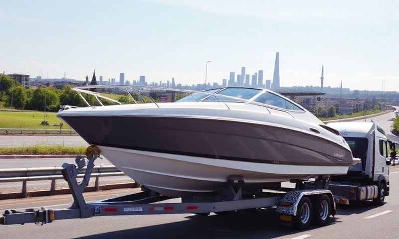 Boat transporter in North Lanarkshire