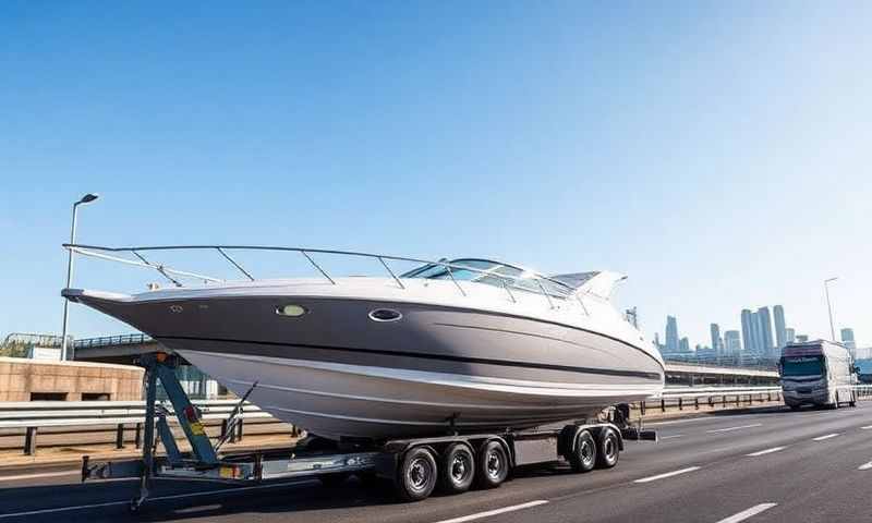 Coatbridge, North Lanarkshire boat transporter