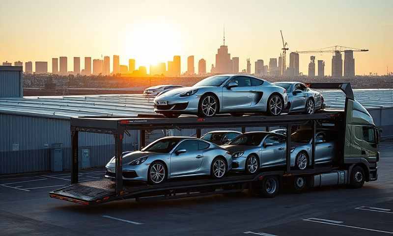 Car transporter in North Yorkshire