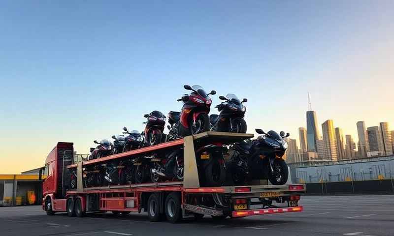 Redcar, North Yorkshire motorcycle transporter