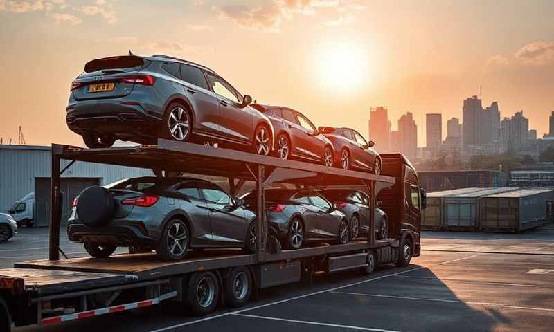 Car transporter in Northamptonshire