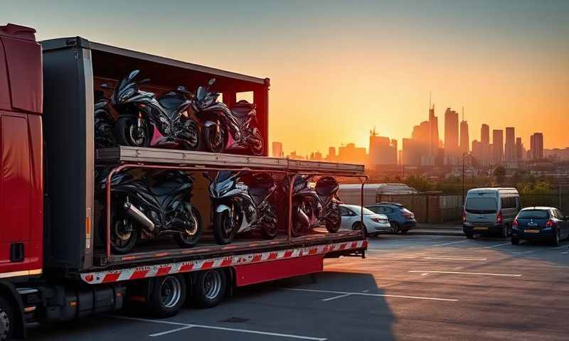 Kettering, Northamptonshire motorcycle transporter