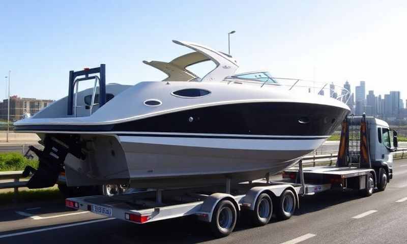 Boat transporter in Northumberland