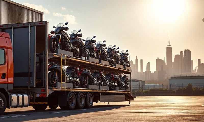 Mansfield, Nottinghamshire motorcycle transporter