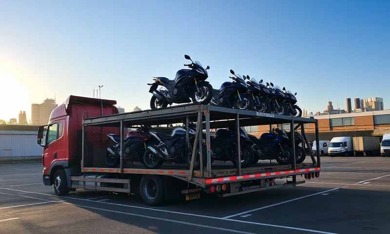 Motorcycle transporter in Mansfield, Nottinghamshire