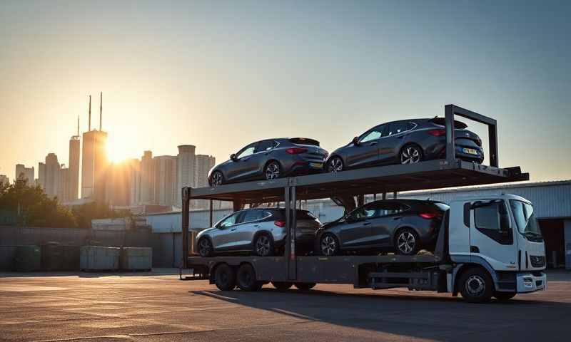 Car transporter in Worksop, Nottinghamshire