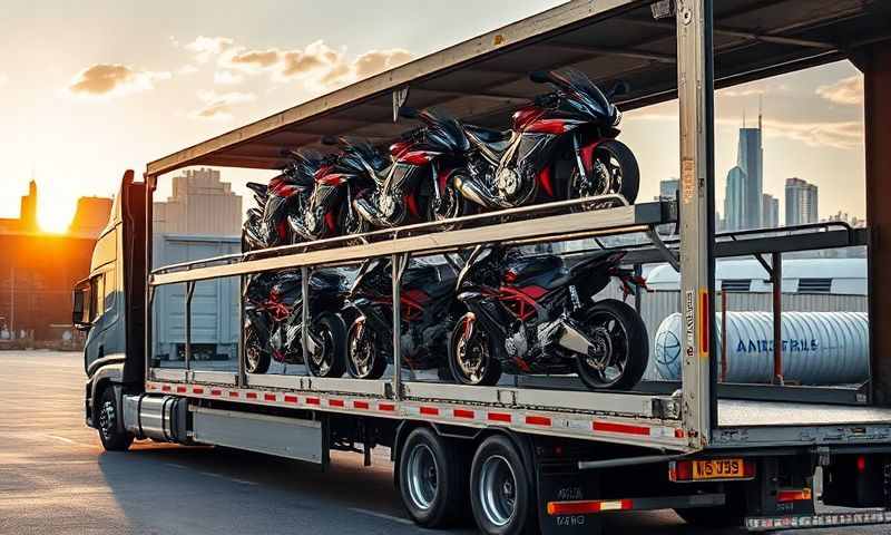 Perth, Perth and Kinross motorcycle transporter