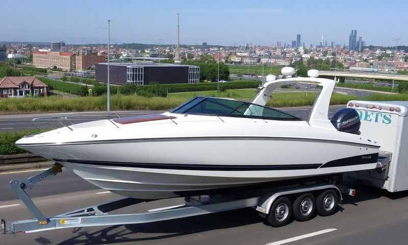 Boat transporter in Somerset