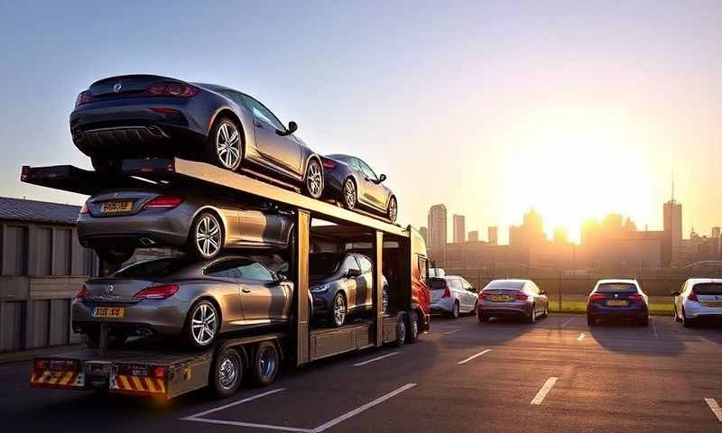 Car transporter in Bridgwater, Somerset