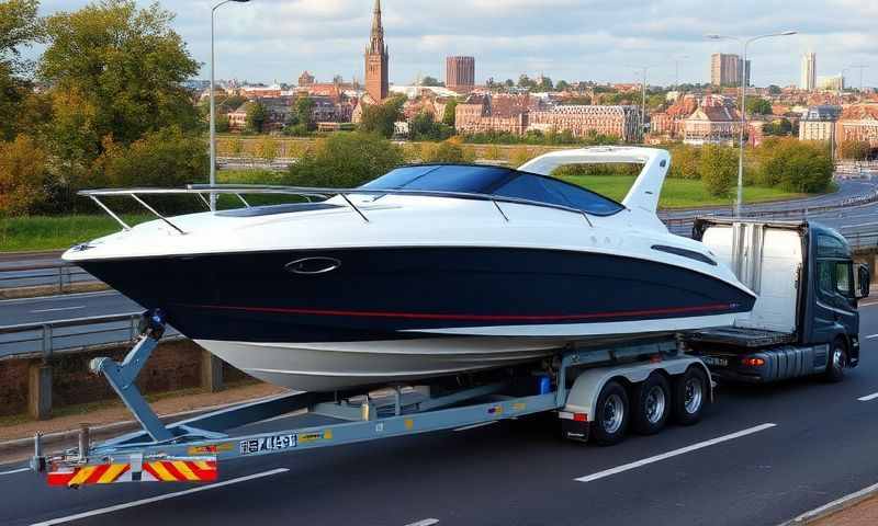 Boat transporter in Yeovil, Somerset