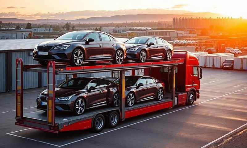 Car transporter in South Ayrshire