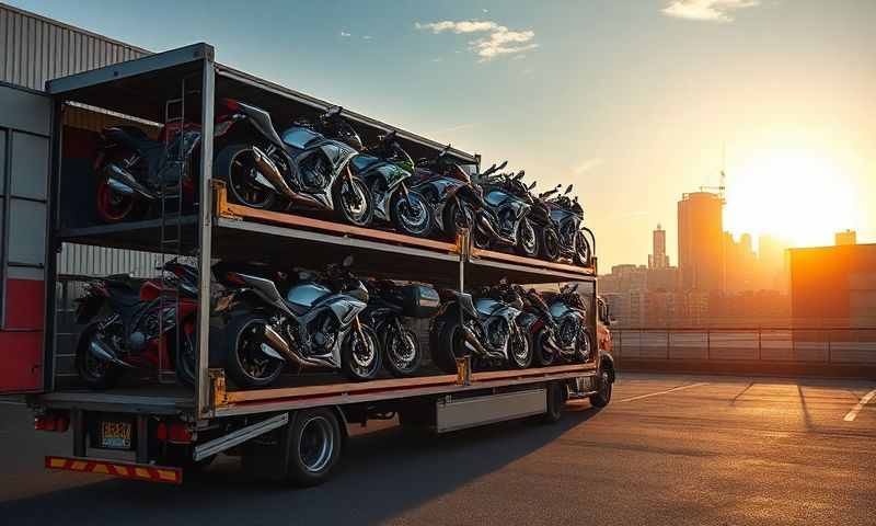 Cardiff, South Glamorgan motorcycle transporter