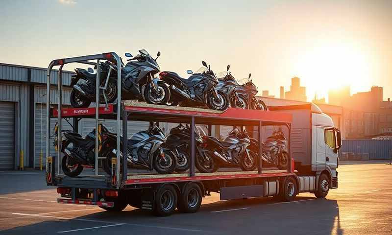 Motorcycle transporter in Cardiff, South Glamorgan