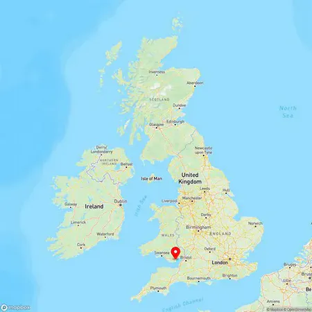 Map of Cardiff, South Glamorgan, United Kingdom