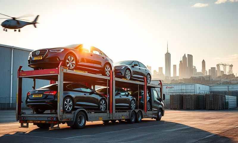 Car transporter in South Lanarkshire