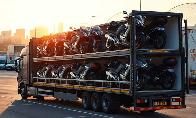 East Kilbride, South Lanarkshire motorcycle transporter