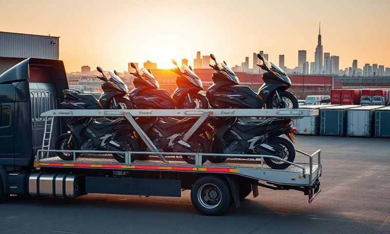 Hamilton, South Lanarkshire motorcycle transporter