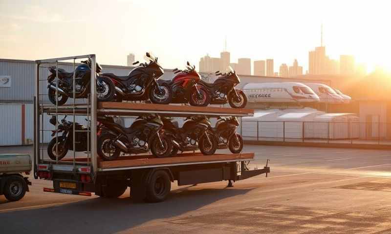 Motorcycle transporter in Hamilton, South Lanarkshire