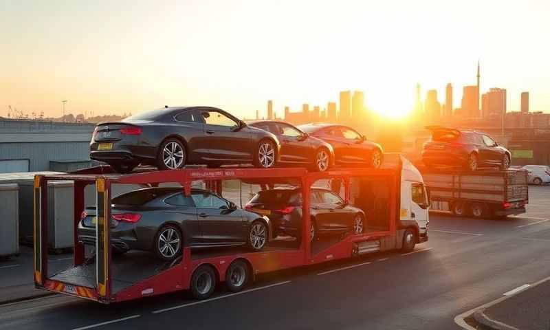 Car transporter in South Yorkshire