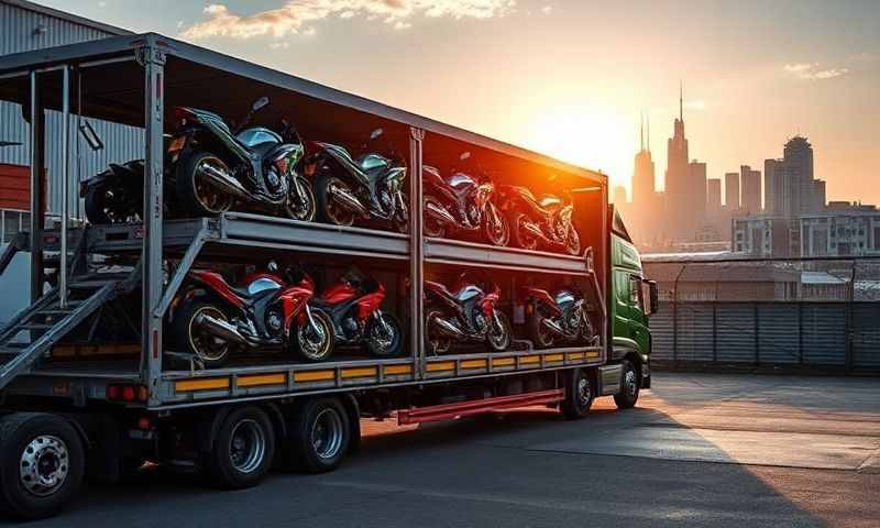 Rotherham, South Yorkshire motorcycle transporter