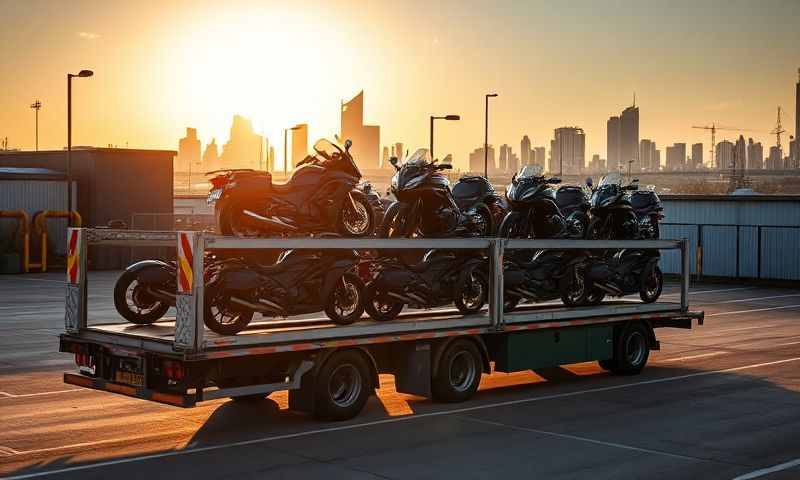 Motorcycle transporter in Rotherham, South Yorkshire