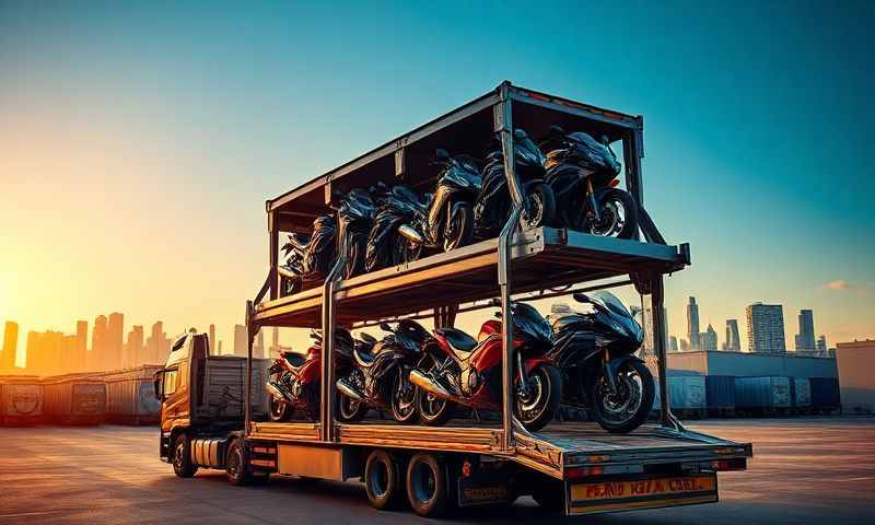 Stafford, Staffordshire motorcycle transporter