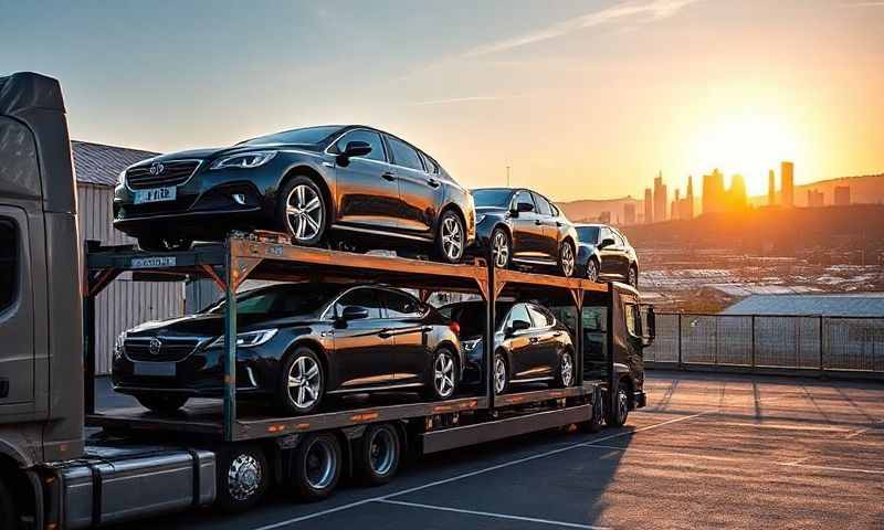 Car transporter in Stirling