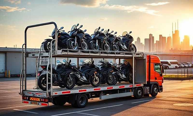 Suffolk motorcycle transporter