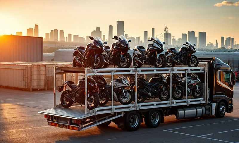 Motorcycle transporter in Suffolk