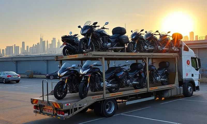 Motorcycle transporter in Surrey