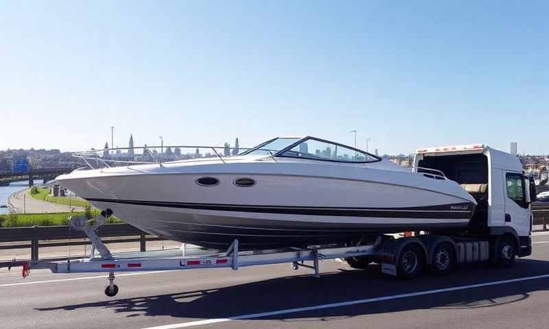 Boat transporter in Tyne and Wear