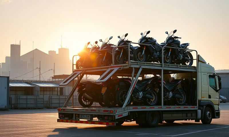 Jarrow, Tyne and Wear motorcycle transporter