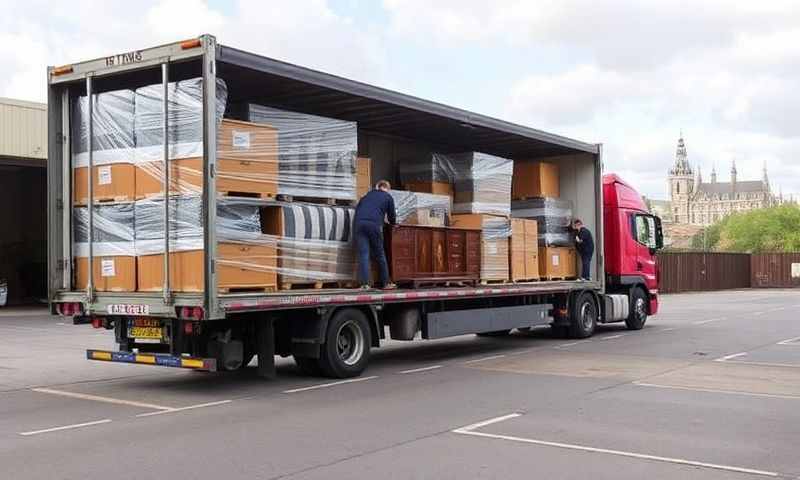 Furniture transporter in Rugby, Warwickshire