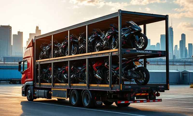 Birmingham, West Midlands motorcycle transporter