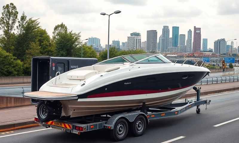 Boat transporter in Bloxwich, West Midlands