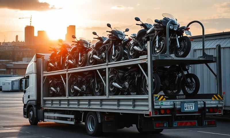 Motorcycle transporter in Dudley, West Midlands