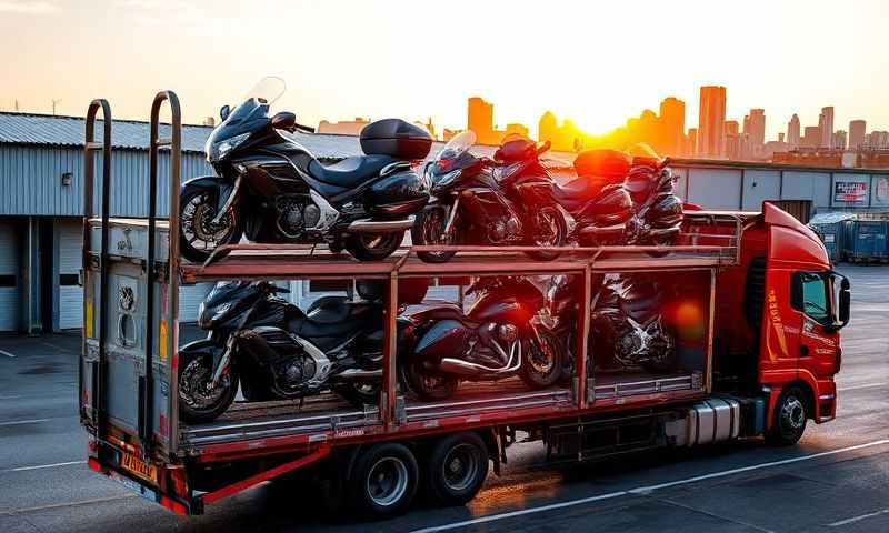 West Bromwich, West Midlands motorcycle transporter