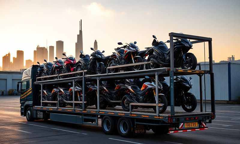 Motorcycle transporter in West Bromwich, West Midlands