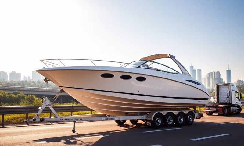 Boat transporter in West Sussex