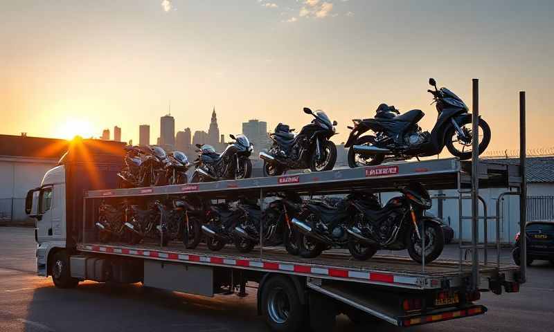 Bradford, West Yorkshire motorcycle transporter