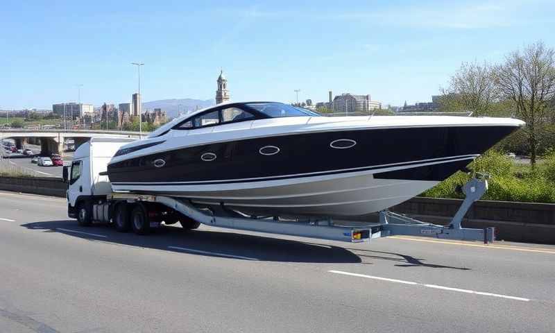 Huddersfield, West Yorkshire boat transporter