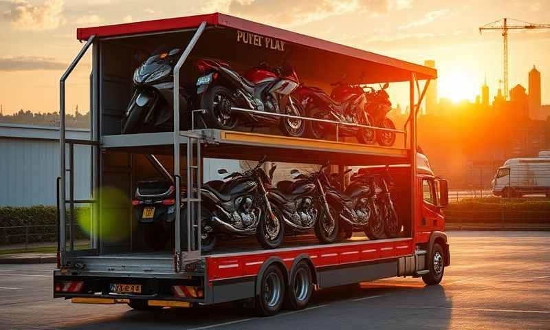 Huddersfield, West Yorkshire motorcycle transporter