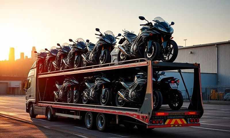 Wakefield, West Yorkshire motorcycle transporter