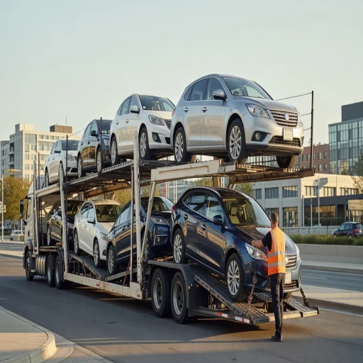 Car transporter carrier in Clifton, New Jersey