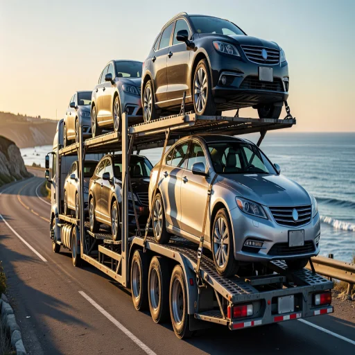 Car transporter carrier in Clifton, New Jersey