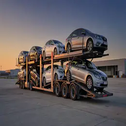 Car transporter carrier in Las Vegas, Nevada