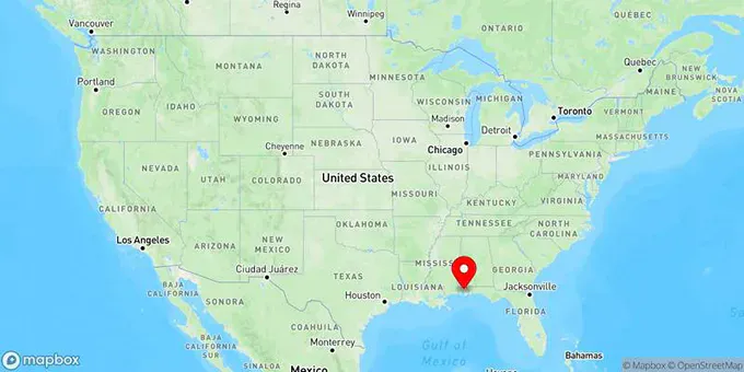 Map of Daphne, Alabama, United States