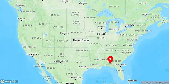 Map of Enterprise, Alabama, United States