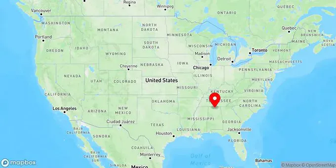 Map of Madison, Alabama, United States
