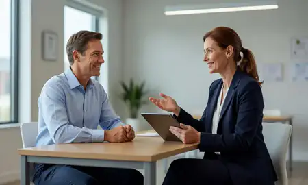 Customer discussing car shipping options in Oxford, Alabama, United States